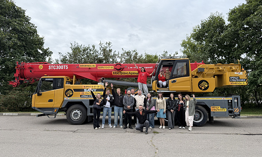 Новый автокран SANY STC300T5 - пополнение парка «МосТрансАренды»