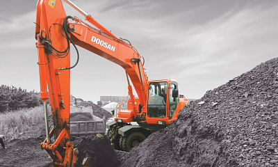 Колесный экскаватор Doosan S210W