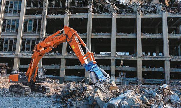Экскаватор-разрушитель Hitachi ZX350LC-3 Demolition