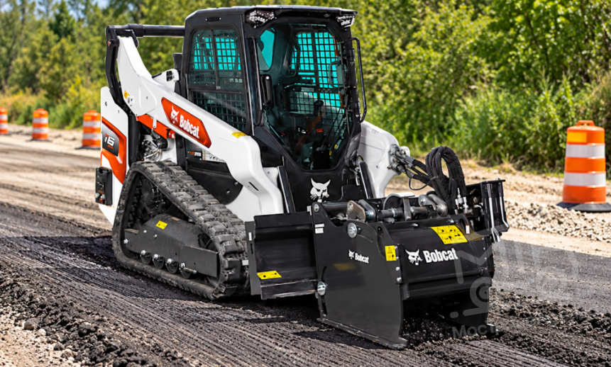 Мини-погрузчик Bobcat T590 с фрезой