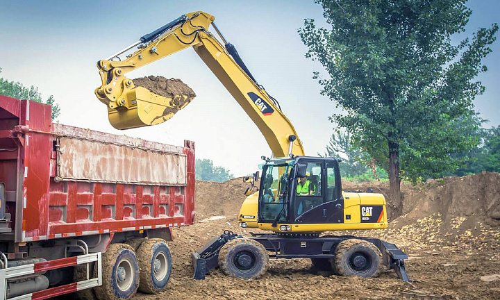 Колесный экскаватор Cat M317D2