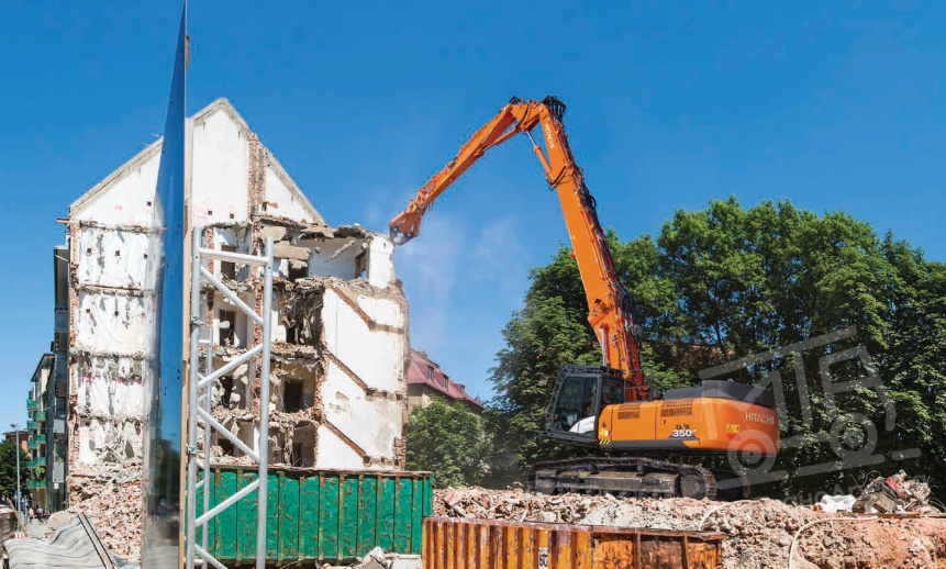 Экскаватор-разрушитель Hitachi ZX350LC-3 Demolition