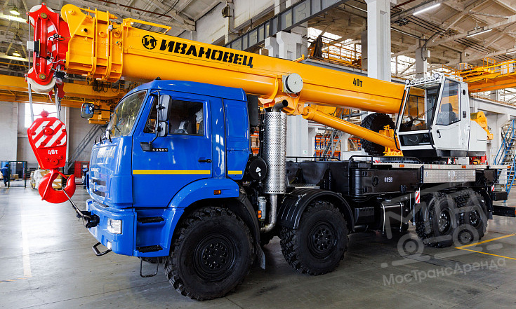 Автокран Ивановец КС-65740-7 - 40 тонн