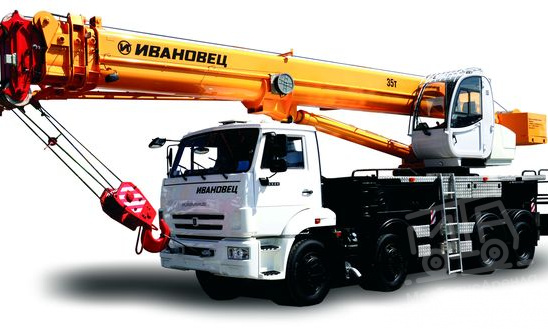 Автокран Ивановец КС-55735-6 - 35 тонн