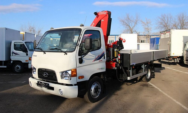 Манипулятор Hyundai HD 78, стрела 3 тонны, борт 5 тонн