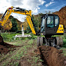 Компактный колесный экскаватор от Yanmar
