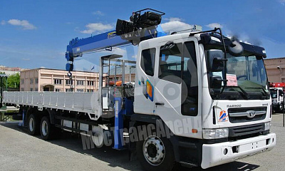 Манипулятор Daewoo, стрела 5 тонн, борт 10 тонн