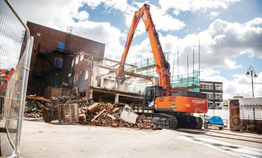 Экскаватор-разрушитель Hitachi ZX350LC-3 Demolition