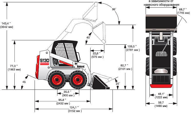 Мини-погрузчик Bobcat S130