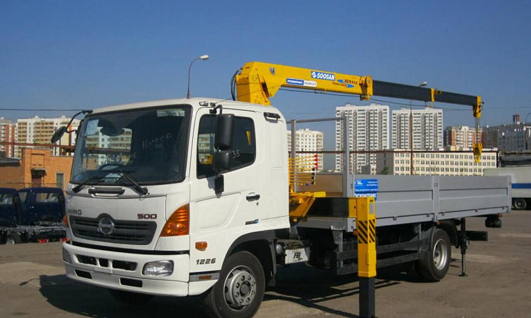 Манипулятор Soosan, стрела 5 тонн, борт 11 тонн