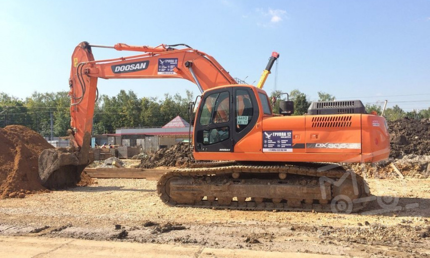 Длиннорукий экскаватор Doosan DX300