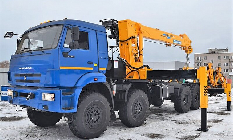 Манипулятор Soosan, стрела 10 тонн, борт 14 тонн