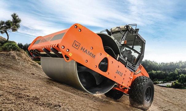 Грунтовый каток Hamm 3412 - 14.2 тонны