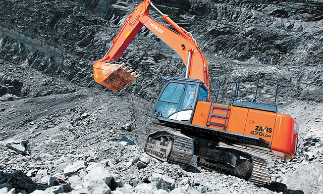Гусеничный экскаватор Hitachi ZX470-5G