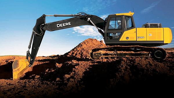 Гусеничный экскаватор John Deere E260LC. Обзор модели