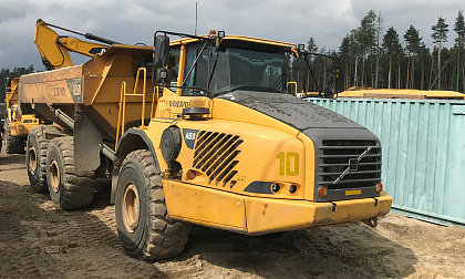 Сочлененный самосвал Volvo A35D